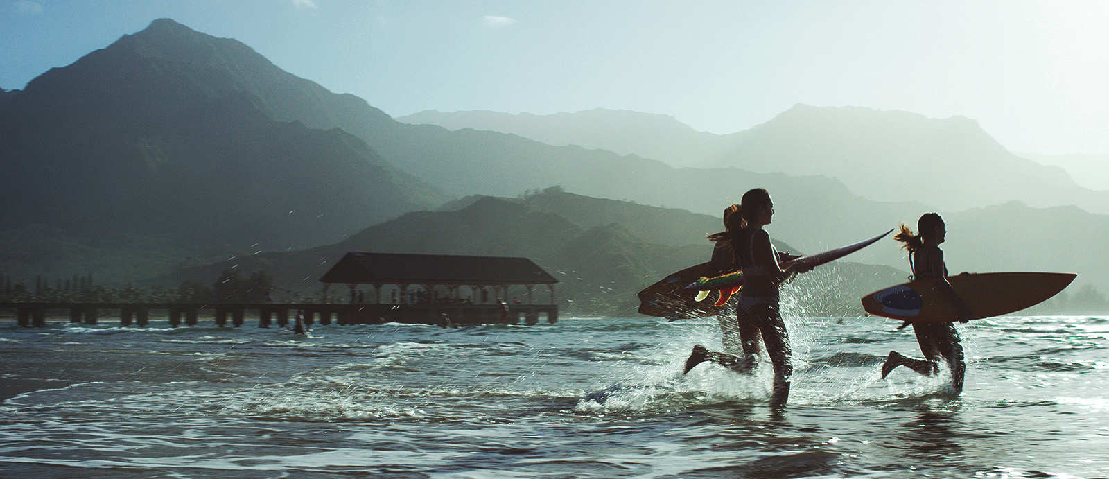 Surfing in Maui