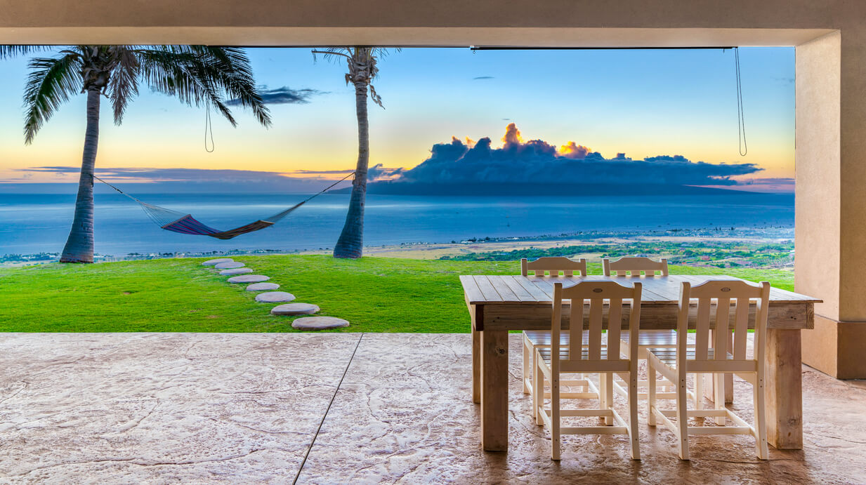 Beautiful beach view in Maui